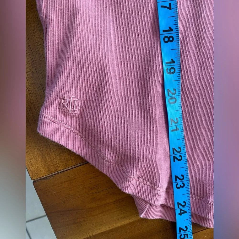 Lauren Ralph Lauren Henley Cotton Long Sleeve Size Medium - Picture 10 of 12